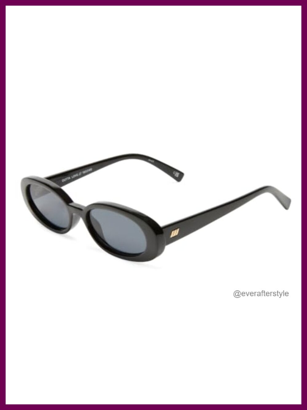 Oval Retro 90s Sunglasses with UV400 Protection, Lightweight Frame